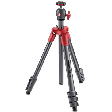 マンフロット（Manfrotto）COMPACTライト三脚　フォトキット　レッド　MKCOMPACTLT-RD