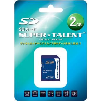 【ネコポス便配送商品】SUPER TALENT SDカード 2GB ST02SD 【ネコポス便配送商品】SUPER TALENT SDカード 2GB ST02SD