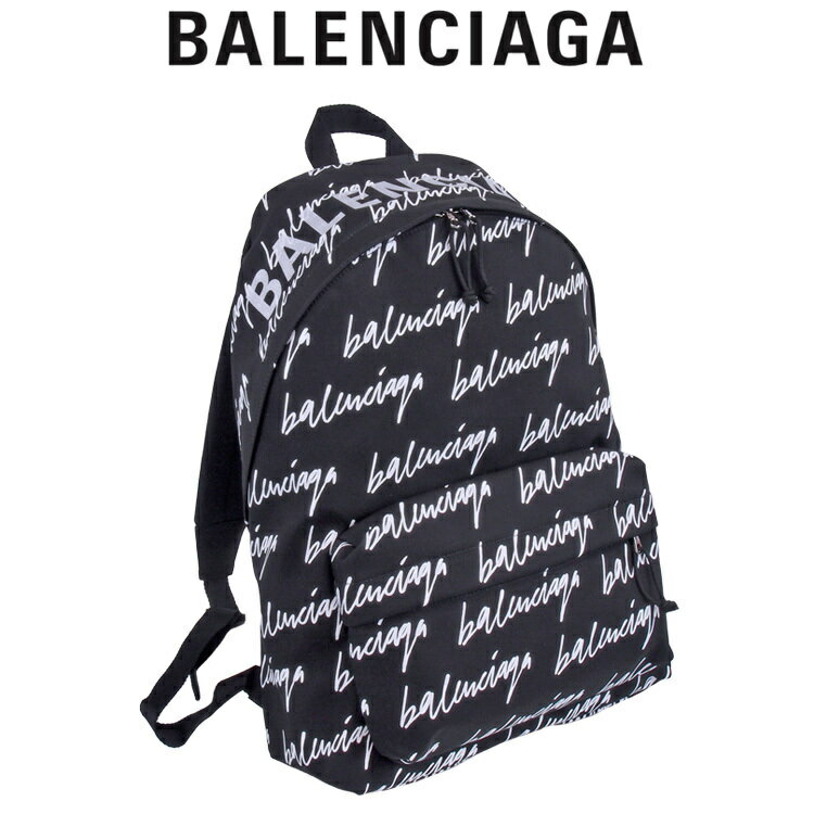 BALENCIAGA バレンシアガ ロゴ バッグ リュック ウィール バックパック スクリブル ロゴ WHEEL BACKPACK ウィール ロゴ ブラック ラージ