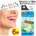 5本入り×6個 マウスウォッシュ 汚れが見える 汚れがゴッソリ取れる 口臭 予防 口内汚れ 口臭対策 タンパク質 歯 黄ばみ 虫歯予防 歯周病予防 口内洗浄 歯肉炎予防 洗口液 ノンアルコール 個包装 携帯用