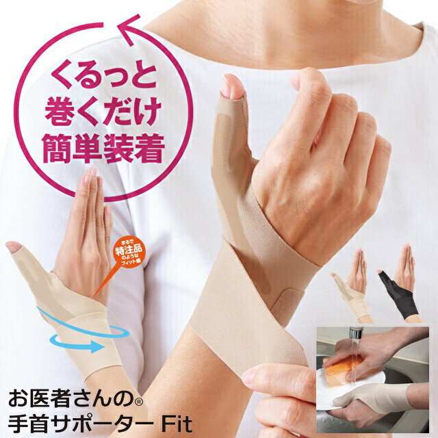 外科専門医と共同開発 お医者さんの手首サポーターFit 手首 痛み 固定 サポーター 腱鞘炎 サポー
