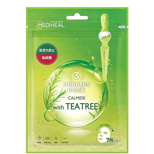 メディヒール MEDIHEAL 3MINUTES TEATREE MASK 7枚入(エッセンス127ml) メディヒール ティーツリー マスク マスクパック 美容液 水分 スキンケア アンプル エッセンス 毛穴 ケア メディヒール パック 1000円ポッキリ 送料無料 メディヒール MEDIHEAL 3MINUTES TEATREE MASK 7枚入(エッセンス127ml) メディヒール ティーツリー マスク マスクパック 美容液 水分 スキンケア アンプル エッセンス 毛穴 ケア メディヒール パック 1000円ポッキリ 送料無料