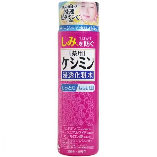 薬用ケシミン 浸透化粧水 薬用浸透化粧水 しっとりもちもち肌 160mL マスク 荒れ 蒸れ 日焼け しみ そばかす対策 ビタミンC 肌荒れ防止 新陳代謝 引き締め ほてり 紫外線対策 UV対策 就寝時 血行促進 1