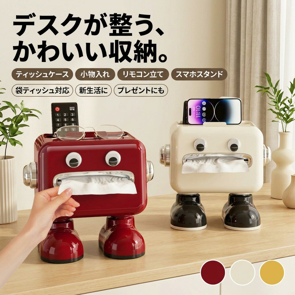 【北欧風おしゃれ収納】ティッシュケース 小物入れ ティッシュボックス ティッシュカバー リモコン立て スマホスタンド デスク用 ナチュラル かわいい 袋ティッシュ対応 ポイント消化 プレゼント ギフト 人気 おすすめ 新生活 母の日 父の日 誕生日