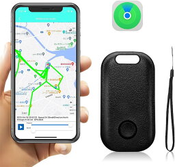 小型 スマートトラッカー 防水 GPS発信機 バレない 紛失防止タグ スマートタグ Appleの「探す」に対応 (iOS端末のみ) 電池寿命約3年 財布忘れ物防止タグ 車両追跡用 鍵 紛失防止 アラームの置き忘れ キーホルダー 便利軽量 薄い 耐衝撃 子供/スマホ/カバン/キー/荷物