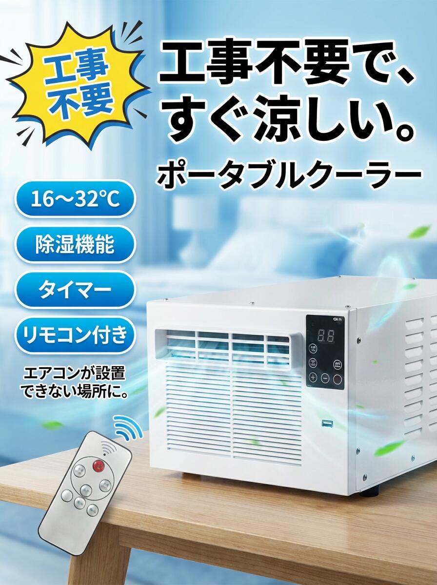 楽天市場】ポータブルクーラー ラクールの通販
