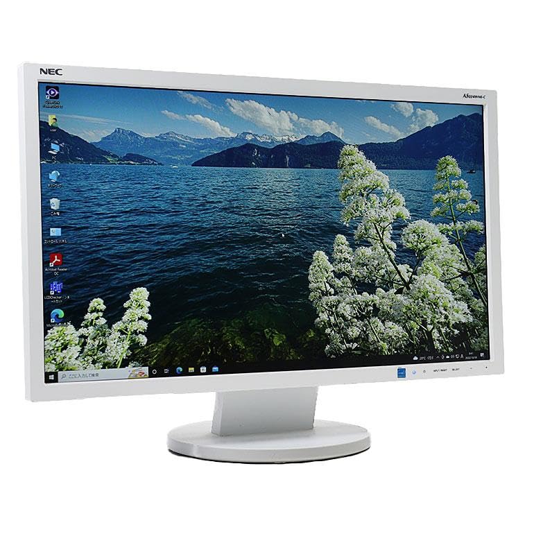 【中古】NEC LCD-AS224WMi-C IPSパネル搭載21.5型LEDモニター 1920 x 1080 Full HD (1080p) - ステレオスピーカ内蔵 - ホワイト