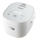 【中古】SHARP マイコンジャー炊飯器 KS-CF05C-W