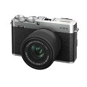 【中古】富士フイルム(FUJIFILM) ミラーレスデジタルカメラ FUJIFILM X-E4 レンズキット シルバー (XC15-45) F X-E4LK-1...