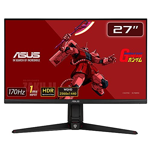 【中古】ASUSTek ゲーミングモニター TUF Gaming VG27AQGL1A ZAKU II EDITION 27インチ/WQHD/IPS/170Hz/HDR/1ms/PS5対応/130% sRGB/DP HDMI 【中古】ASUSTek ゲーミングモニター TUF Gaming VG27AQGL1A ZAKU II EDITION 27インチ/WQHD/IPS/170Hz/HDR/1ms/PS5対応/130% sRGB/DP HDMI