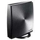 【中古】I-O DATA WiFi 無線LAN ルーター ac1200 867+300Mbps IPv6対応 デュアルバンド 3階建/4LDK向け チャコールグ...