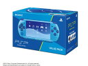 【中古】PSP「プレイステーション・ポータブル」 バリュー・パック スカイブルー/マリンブルー (PSPJ-30027)(2)