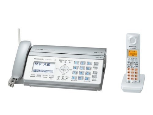 【中古】パナソニック おたっくす デジタルコードレスFAX 子機1台付き シルバー KX-PW508DL-S