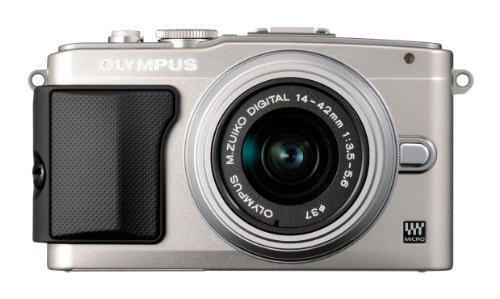 【中古】OLYMPUS ミラーレス一眼 PEN Lite E-PL5 レンズキット シルバー E-PL5 LKIT SLV