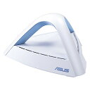 【中古】ASUS メッシュ WiFi 無線LAN ルーター Lyra Trio 1台単体 11ac デュアルバンドAC1750 1300+450Mbps 最大1...