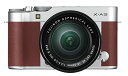 【中古】FUJIFILM ミラーレス一眼 X-A3 レンズキット ブラウン X-A3LK-XC-BW