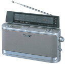 【中古】SONY TV(1ch-12ch)/FM/AMラジオ ICF-A100V-S