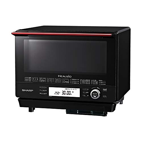 【中古】シャープ スチームオーブンレンジ ヘルシオ 30L コンベクション 2段調理 レッド ブラック AX-XJ600R