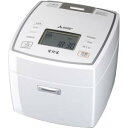 【中古】三菱 IHジャー炊飯器(5.5合炊き) ピュアホワイトMITSUBISHI 備長炭 炭炊釜 NJ-VV109-W
