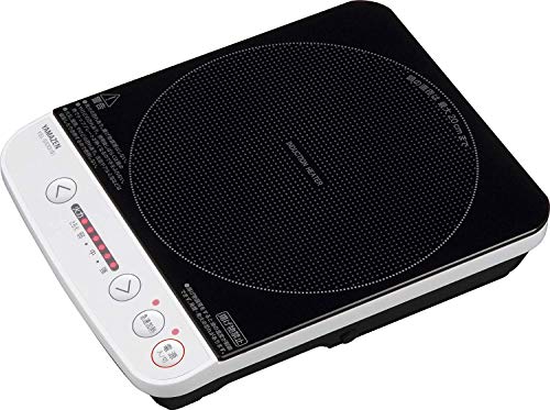【中古】[山善] IHコンロ IHクッキングヒーター 卓上 IH調理器 1000W 火力調整6段階 ホワイト YEL-S100(W) [メーカー1年]