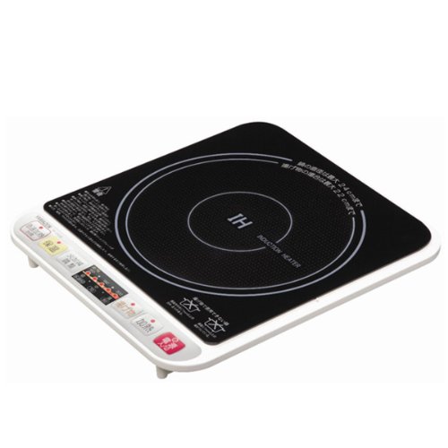 【中古】[山善] IH調理器 卓上 1400W IHクッキングヒーター IH-S1400 [メーカー1年] ホワイト
