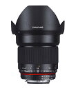 【中古】SAMYANG 単焦点広角レンズ 16mm F2.0 ソニー αA用 APS-C用