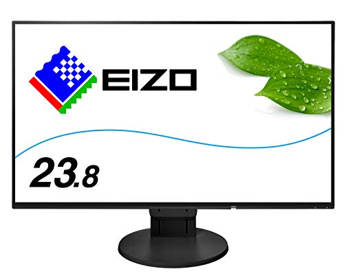 【中古】EIZO FlexScan 23.8インチ ディスプレイ モニター (フルHD/IPSパネル/ノングレア/ブラック/5 無輝点) EV2451-RBK