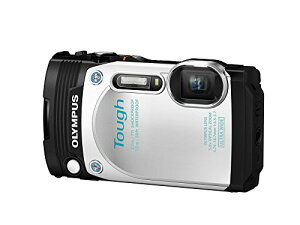 【中古】OLYMPUS コンパクトデジタルカメラ STYLUS TG-870 Tough ホワイト 防水性能15m 180°可動式液晶 TG-870 WHT