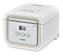 【中古】タイガー魔法瓶(TIGER) 炊飯器 3合 一人暮らし用 マイコン 同時調理機能付き レシピ付 tacook 炊きたて ナチュラルホワイト JAJ-G5...