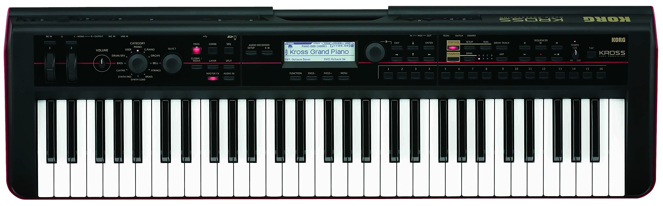 【中古】KORG キーボードシンセサイザー KROSS-61 クロス 61鍵