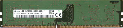 【中古】Hynix DDR4 2666Mhz PC4-21300 CL19 1 2V デスクトップ メモリ モジュール 4GB 【中古】Hynix DDR4 2666Mhz PC4-21300 CL19 1 2V デスクトップ メモリ モジュール 4GB