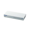 【中古】Logitec スイッチングハブ ギガビット対応 8ポート 電源内蔵 メタル 50℃対応 LAN-GSW08P/HGW