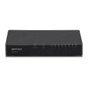 【中古】BUFFALO Giga対応 プラスチック筐体 AC電源 8ポート ブラック スイッチングハブ ローコスト版 LSW5-GT-8EPL/BK