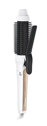 【中古】パナソニック ヘアアイロン カール・ストレート両用 32mm 白 EH-HT44-W