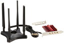 【中古】ASUS 11a/b/g/n/ac対応 PCIExpress 1,000Mbps(2.4Ghz) and2,167Mbps( 5GHz) PCE-AC8...