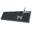 【中古】ロジクール K840 メカニカルキーボード 108フルキー ROMER-G 26キー ロールオーバー アルミニウム キーボード USB 有線 国内正規品...