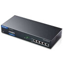 【中古】エレコム スイッチングハブ ギガビット対応 5ポート 金属筺体 PoE 静音ファンレス 3年間 EHB-UG2B05-PL