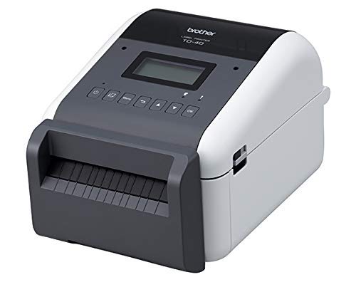 【中古】ブラザー工業 TD-4550DNWB 4インチラベル幅 モノクロ 感熱ラベルプリンター/300dpi/USB/有線LAN/Wi-Fi/Bluetooth/RS-232C/USBホスト