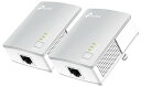 【中古】TP-Link PLCアダプター TL-PA4010 KIT 有線LAN コンセント LAN 2台 キット 総務省指定 白