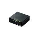 【中古】エレコム スイッチングハブ 5ポート 10/100Mbps AC電源 EHC-F05PA-B