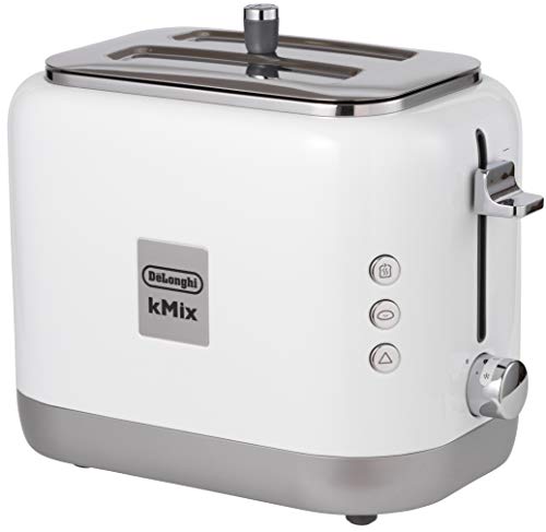 【中古】De'Longhi (デロンギ) ポップアップトースター ケーミックス [kMix] TCX752J-WH トースト 食パン 片面焼き可能 5~10枚切り 焼き目調整5段階 焼き目チェック機能 [クールホワイト] デロンギファミリー登録で3年