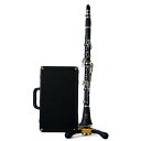 【中古】【安心の日本国内検品済み製品】 MAXTONE (マックストーン) クラリネット B♭管 ベーム式 ABS樹脂管体 CL-40 ハードケース付