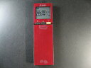 【中古】三菱 ルームエアコン 霧ヶ峰用 リモコン レッド XG162(M21 EE1 426)