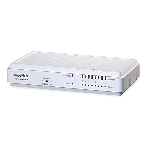 【中古】BUFFALO Giga対応 プラスチック筺体 電源内蔵 8ポート ホワイト スイッチングハブ LSW4-GT-8NP/WH 【中古】BUFFALO Giga対応 プラスチック筺体 電源内蔵 8ポート ホワイト スイッチングハブ LSW4-GT-8NP/WH