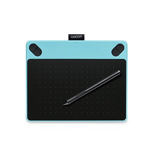 【中古】ワコム Intuos Draw【旧モデル】ペン入力専用 お絵描き入門モデル Sサイズ ミントブルー CTL-490/B0