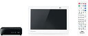 【中古】パナソニック 10V型 480p ポータブル 液晶テレビ 2021年モデル プライベート・ビエラ 防水タイプ ホワイト UN-10E11-W