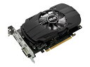 【中古】ASUS NVIDIA GeForce GTX1050TI搭載ビデオカード オーバークロック メモリ4GB PH-GTX1050TI-4G