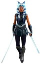 【中古】ホットトイズ テレビ・マスターピース スター・ウォーズ:クローン・ウォーズ アソーカ・タノ 1/6スケールフィギュア 青