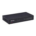 【中古】BUFFALO Giga対応 金属筺体 電源内蔵 8ポート ブラック スイッチングハブ 日本メーカー LSW5-GT-8NS/BK