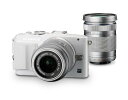 【中古】OLYMPUS ミラーレス一眼 PEN Lite E-PL6 ダブルズームキット ホワイト E-PL6 DZKIT WHT